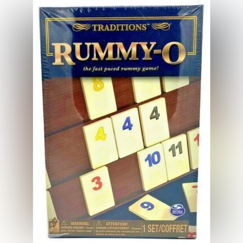 Traditions Rummy-O Game Tile Fast Paced Game By Spin Master Sealed NEW